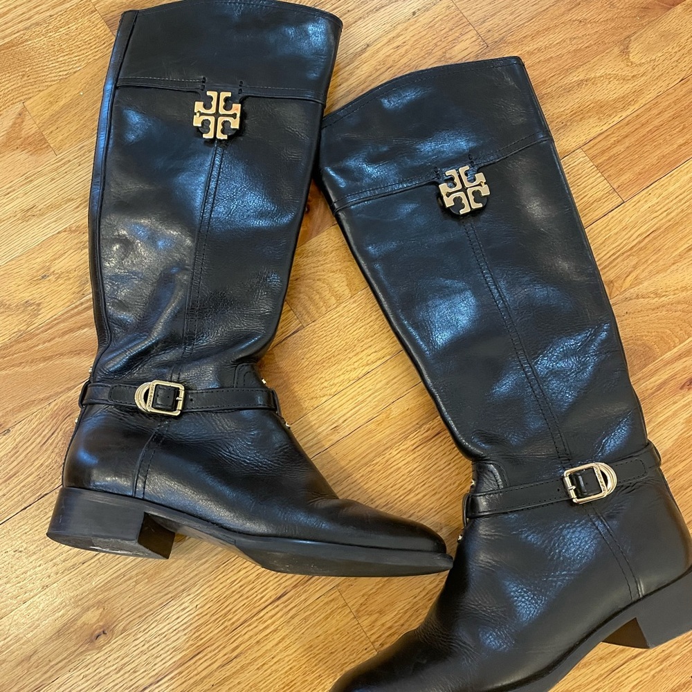 Tory Burch black boots size 8 - barely worn